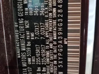2017 Kia Sorento LX with VIN 5XYPGDA39HG328484, listed as a Copart auction lot 52297085 with Not provided miles and Salvage title. Bid and sale history available at DreamBid. Image 14.