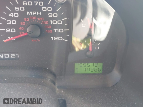 2007 Ford F-150 XL with VIN 1FTPF12V07KC40207, listed as a IAAI auction lot 41828383 with 159,519 mi miles. Bid and sale history available at carsss.com. Image 7.