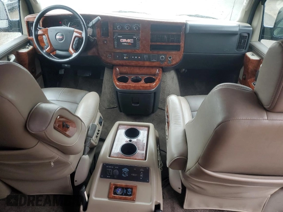 2018 GMC Savana Cargo Van with VIN 1GTW7BFG5J1160683, listed as a Copart auction lot 53020075 with 81,359 mi miles and Salvage Title. Bid and sale history available at carsss.com. Image 8.