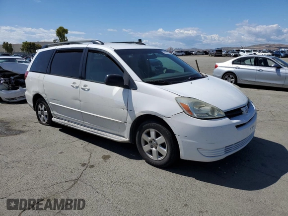 2005 Toyota Sienna CE с VIN 5TDZA23C45S317290, выставлен на аукционе Copart как лот 56559805 с пробегом 189 863 миль миль и Списание • Salvage title. История ставок и продаж доступна на DreamBid. Изображение 4.