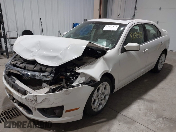 2010 Ford Fusion SE with VIN 3FAHP0HAXAR381861, listed as a IAAI auction lot 42021542 with 103,034 mi miles and . Bid and sale history available at carsss.com. Image 2.