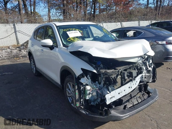 2022 Mazda CX-5 2.5 S Preferred Package with VIN JM3KFBCM4N0629177, listed as a IAAI auction lot 41572846 with 21,889 mi miles. Bid and sale history available at carsss.com. Image 1.