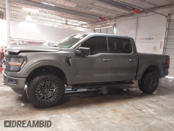 2024 Ford F-150 XLT with VIN 1FTEW3LP6RKD58669, listed as a IAAI auction lot 41394262 with 34,805 mi miles. Bid and sale history available at carsss.com. Image 14.