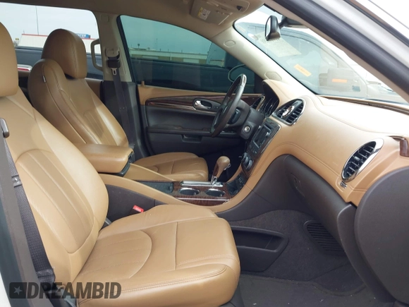 2014 Buick Enclave Leather with VIN 5GAKRBKD6EJ343148, listed as a IAAI auction lot 41710180 with 88,685 mi miles and . Bid and sale history available at DreamBid. Image 5.