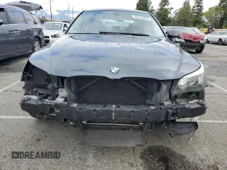 2008 BMW 5 Series 550i with VIN WBANW53568CT54587, listed as a Copart auction lot 48753895 with 334,360 mi miles and Salvage Title. Bid and sale history available at carsss.com. Image 5.