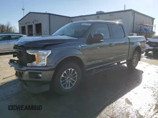 2019 Ford F-150 XL with VIN 1FTEW1EPXKFA94758, listed as a Copart auction lot 46749185 with 51,646 mi miles and Salvage Title. Bid and sale history available at carsss.com. Image 1.