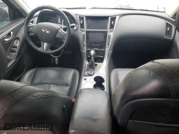 2015 Infiniti Q50 with VIN JN1BV7AR9FM420490, listed as a Copart auction lot 52794975 with 159,048 mi miles and Clean Title. Bid and sale history available at DreamBid. Image 8.