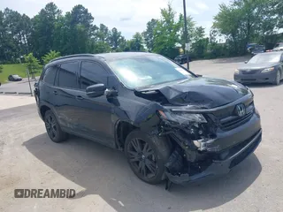 2021 Honda Pilot Black Edition with VIN 5FNYF6H74MB068508, listed as a IAAI auction lot 42318754 with 68,879 mi miles and . Bid and sale history available at DreamBid. Image 1.