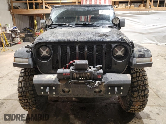 2021 Jeep Gladiator Willys with VIN 1C6HJTAG5ML576384, listed as a Copart auction lot 45904365 with 26,171 mi miles and Salvage title. Bid and sale history available at DreamBid. Image 5.