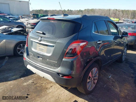 2018 Buick Encore Preferred with VIN KL4CJASB8JB619962, listed as a IAAI auction lot 41675481 with 157,033 mi miles. Bid and sale history available at carsss.com. Image 4.
