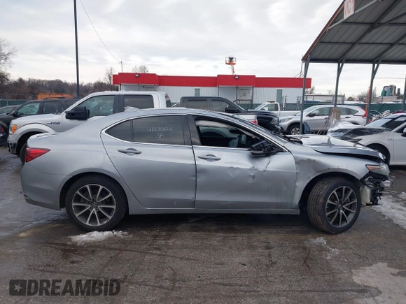 2017 Acura TLX V6 w/Technology Pkg with VIN 19UUB2F52HA007064, listed as a IAAI auction lot 41270624 with 55,509 mi miles. Bid and sale history available at carsss.com. Image 12.