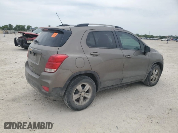 2021 Chevrolet Trax LT with VIN KL7CJLSB3MB306708, listed as a Copart auction lot 53708175 with 133,168 mi miles and Clean Title. Bid and sale history available at carsss.com. Image 3.