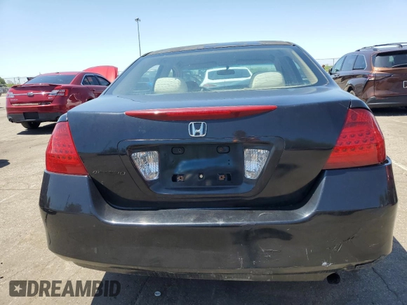 2006 Honda Accord LX SE with VIN 1HGCM56386A019903, listed as a Copart auction lot 57084755 with 170,823 mi miles and Salvage title. Bid and sale history available at DreamBid. Image 6.
