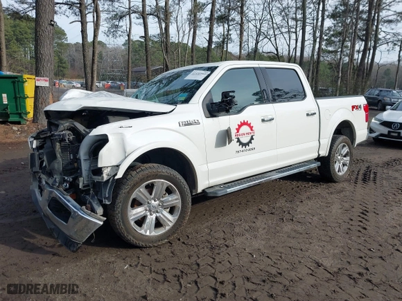 2020 Ford F-150 XL with VIN 1FTEW1E58LFC54894, listed as a IAAI auction lot 41455565 with 109,105 mi miles. Bid and sale history available at carsss.com. Image 16.