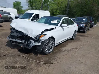 2015 Hyundai Genesis 3.8L with VIN KMHGN4JE0FU055255, listed as a IAAI auction lot 42123154 with 48,130 mi miles and . Bid and sale history available at DreamBid. Image 18.