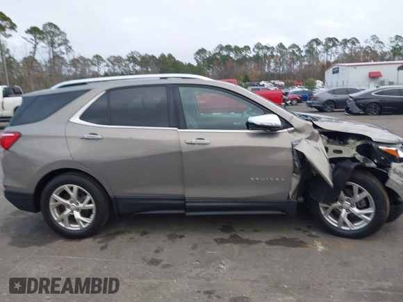 2018 Chevrolet Equinox Premier with VIN 3GNAXMEV7JS547991, listed as a IAAI auction lot 41208640 with 98,879 mi miles. Bid and sale history available at carsss.com. Image 13.