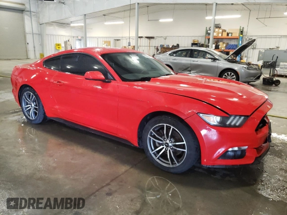 2016 Ford Mustang EcoBoost with VIN 1FA6P8TH3G5206566, listed as a Copart auction lot 62368485 with 92,215 mi miles and Salvage title. Bid and sale history available at DreamBid. Image 4.