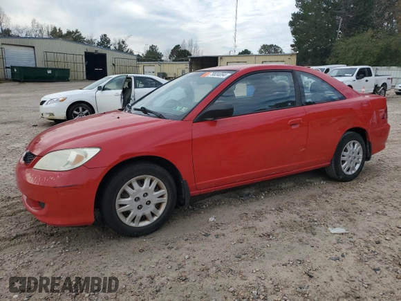 2004 Honda Civic LX with VIN 1HGEM22554L052891, listed as a Copart auction lot 79834094 with Not Provided miles and Clean Title. Bid and sale history available at carsss.com. Image 1.