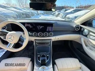 2023 Mercedes-Benz E-Class E 450 with VIN W1K1K5KB9PF199332, listed as a Copart auction lot 85362034 with 7,290 mi miles and Salvage Title. Bid and sale history available at carsss.com. Image 9.