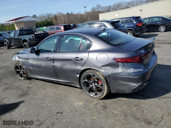 2017 Alfa Romeo Giulia Ti with VIN ZARFAEEN0H7541065, listed as a Copart auction lot 51495045 with 60,992 mi miles and Salvage Title. Bid and sale history available at carsss.com. Image 2.