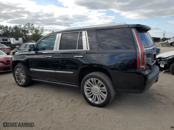 2016 Cadillac Escalade Platinum with VIN 1GYS3DKJ0GR271024, listed as a Copart auction lot 80753884 with 117,009 mi miles and Non Repairable. Bid and sale history available at carsss.com. Image 2.