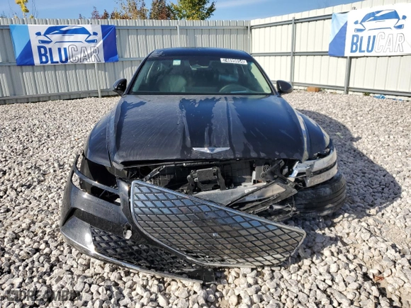 2023 Genesis Electrified G80 with VIN KMTGE4S16PU006015, listed as a Copart auction lot 74899854 with 18,876 mi miles and Non Repairable. Bid and sale history available at carsss.com. Image 5.