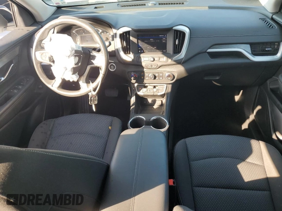 2023 GMC Terrain SLE with VIN 3GKALMEG8PL197297, listed as a Copart auction lot 53210145 with 17,664 mi miles and Salvage Title. Bid and sale history available at DreamBid. Image 8.