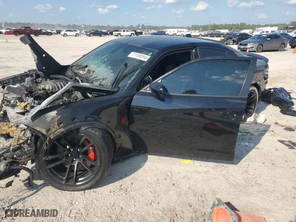 2022 Dodge Charger SRT Hellcat Widebody with VIN 2C3CDXL91NH106016, listed as a Copart auction lot 72100084 with 0 mi miles and Non Repairable. Bid and sale history available at carsss.com. Image 1.