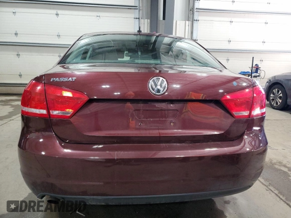 2012 Volkswagen Passat S w/Appearance with VIN 1VWAP7A32CC024320, listed as a Copart auction lot 89271195 with 132,771 mi miles and Salvage Title. Bid and sale history available at carsss.com. Image 6.