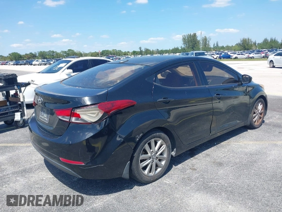 2016 Hyundai Elantra SE with VIN 5NPDH4AE3GH655259, listed as a IAAI auction lot 42032526 with 152,676 mi miles and . Bid and sale history available at DreamBid. Image 4.