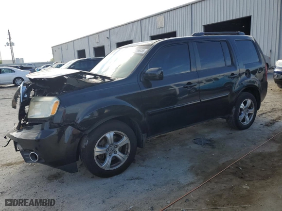 2013 Honda Pilot EX-L with VIN 5FNYF4H74DB019071, listed as a Copart auction lot 52166455 with 0 mi miles and Salvage Title. Bid and sale history available at carsss.com. Image 1.