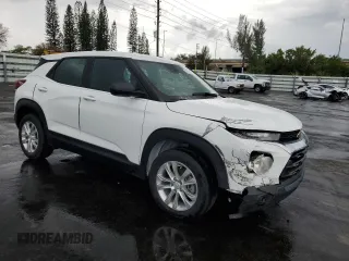 2022 Chevrolet TrailBlazer LS with VIN KL79MMS2XNB141779, listed as a Copart auction lot 52309975 with 0 mi miles and Salvage Title. Bid and sale history available at carsss.com. Image 4.