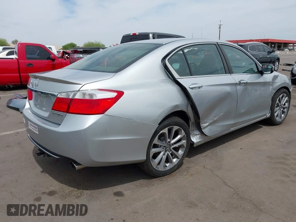 2013 Honda Accord Sport with VIN 1HGCR2F52DA064088, listed as a IAAI auction lot 40659913 with 109,325 mi miles and . Bid and sale history available at DreamBid. Image 4.