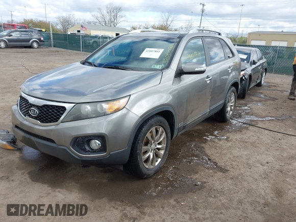 2011 Kia Sorento EX with VIN 5XYKUDA26BG123044, listed as a IAAI auction lot 42007811 with 193,657 mi miles. Bid and sale history available at carsss.com. Image 18.