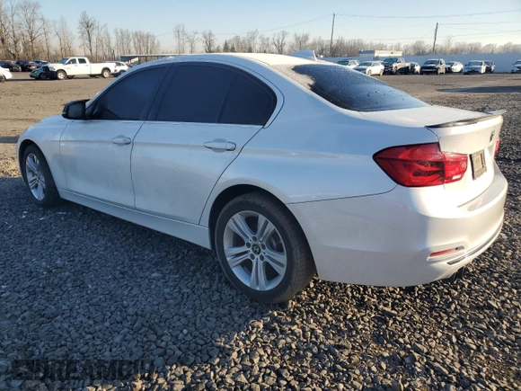 2017 BMW 3 Series 330i with VIN WBA8B9C57HK675589, listed as a Copart auction lot 43075315 with 89,016 mi miles and Salvage Title. Bid and sale history available at carsss.com. Image 2.