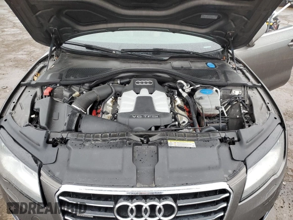 2012 Audi A7 3.0 Premium Plus with VIN WAUYGAFC3CN050160, listed as a Copart auction lot 52373125 with 127,617 mi miles and Clean Title. Bid and sale history available at carsss.com. Image 11.