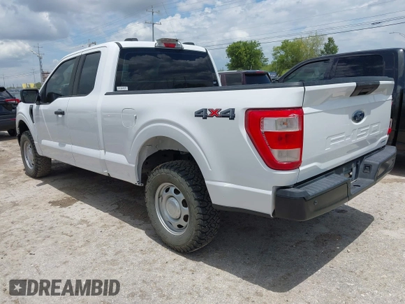 2021 Ford F-150 XL with VIN 1FTEX1EP1MKE18218, listed as a IAAI auction lot 42705266 with 83,041 mi miles and . Bid and sale history available at DreamBid. Image 3.