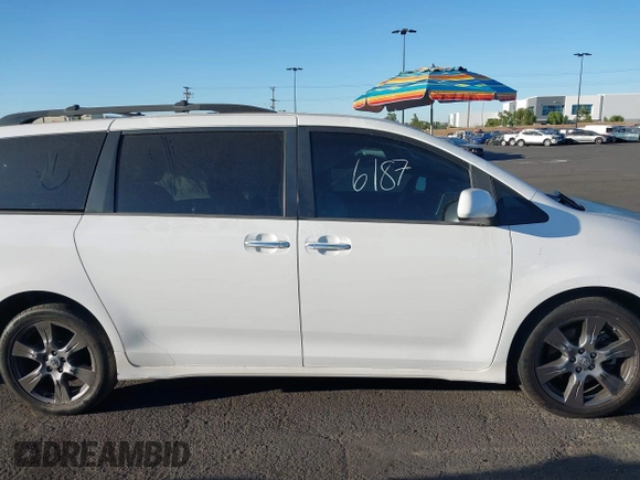 2017 Toyota Sienna SE with VIN 5TDXZ3DCXHS839141, listed as a IAAI auction lot 42616187 with 106,900 mi miles and . Bid and sale history available at DreamBid. Image 14.