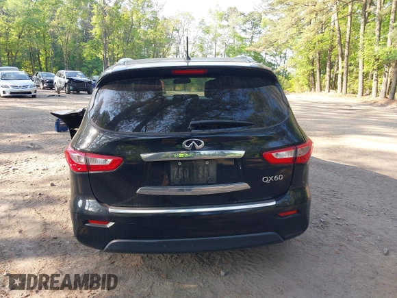 2014 Infiniti QX60 with VIN 5N1AL0MM1EC532643, listed as a IAAI auction lot 42161193 with 107,325 mi miles and . Bid and sale history available at DreamBid. Image 16.
