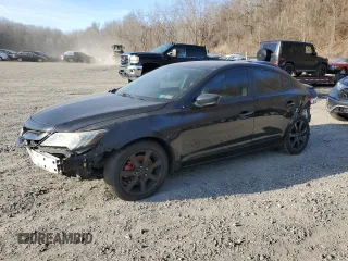 2016 Acura ILX w/Premium/A-SPEC Pkg with VIN 19UDE2F85GA013635, listed as a Copart auction lot 46518385 with 124,090 mi miles and Salvage Title. Bid and sale history available at carsss.com. Image 1.