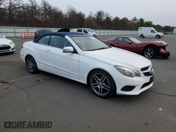 2015 Mercedes-Benz E 400 with VIN WDDKK6FFXFF294746, listed as a Copart auction lot 80966004 with 52,194 mi miles and Salvage Title. Bid and sale history available at DreamBid. Image 4.