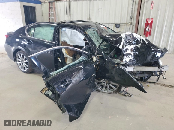 2014 Lexus GS 350 with VIN JTHCE1BL7E5027801, listed as a Copart auction lot 50440835 with Not provided miles and Salvage title. Bid and sale history available at DreamBid. Image 4.