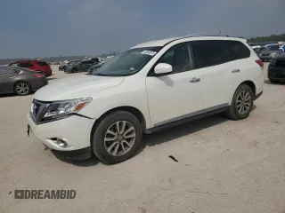 2015 Nissan Pathfinder S z VIN 5N1AR2MN4FC645328, wystawiony jako Copart lot #48508075 z przebiegiem 213 911 mil mil oraz Szkoda całkowita • Salvage title. Historia ofert i sprzedaży dostępna na DreamBid. Obrazek 1.