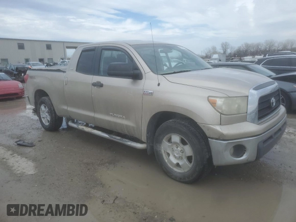 2008 Toyota Tundra 4WD Truck with VIN 5TFBV54168X062127, listed as a Copart auction lot 87955125 with 320,709 mi miles and Salvage Title. Bid and sale history available at carsss.com. Image 4.