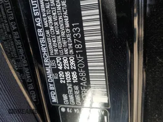 1999 Mercedes-Benz SL-Class with VIN WDBFA68F0XF187331, listed as a Copart auction lot 42855015 with 0 mi miles and Salvage Title. Bid and sale history available at carsss.com. Image 12.
