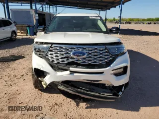 2020 Ford Explorer Platinum z VIN 1FM5K8HC0LGB54177, wystawiony jako Copart lot #62171445 z przebiegiem 37 567 mil mil oraz Szkoda całkowita • Salvage title. Historia ofert i sprzedaży dostępna na DreamBid. Obrazek 5.