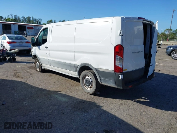 2023 Ford Transit Cargo with VIN 1FTBR1Y81PKB93787, listed as a IAAI auction lot 41253973 with 16,058 mi miles and . Bid and sale history available at DreamBid. Image 3.
