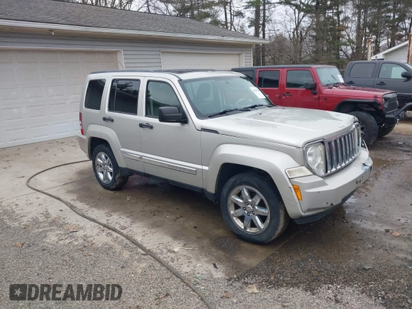 2008 Jeep Liberty Limited with VIN 1J8GN58K38W172334, listed as a IAAI auction lot 40914236 with 177,054 mi miles and . Bid and sale history available at carsss.com. Image 1.