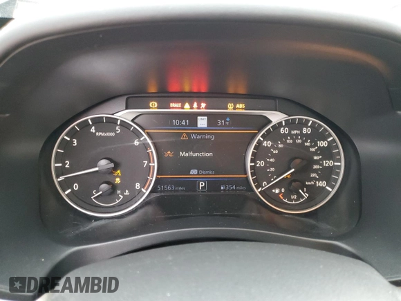 2020 Nissan Altima 2.5 SL with VIN 1N4BL4EW0LC198365, listed as a Copart auction lot 82294514 with 51,563 mi miles and Salvage Title. Bid and sale history available at carsss.com. Image 9.
