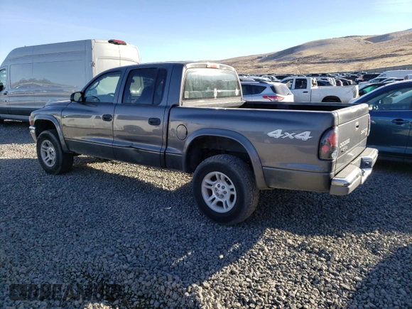 2004 Dodge Dakota SLT with VIN 1D7HG48N14S509987, listed as a Copart auction lot 43283745 with Not Provided miles and Salvage Title. Bid and sale history available at carsss.com. Image 2.